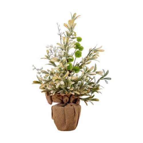 Endon Frosted Berry Tree with Jute Bag 610mm - ED-5059413418853