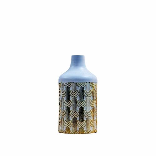 Endon Rochelle Vase Metal 190x190x360mm - ED-5059413696800