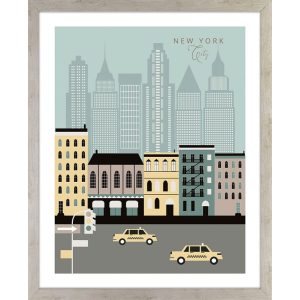 Képek, Tükrök - ARS LONGA Obraz New York City graficznie 43x53 - ARS-15-29-201-5964  