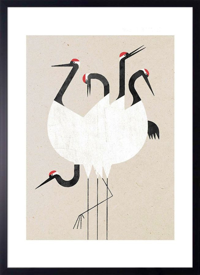 Képek, Tükrök - ARS LONGA Obraz żurawie zen 53x73 - ARS-15-41-201-5456  