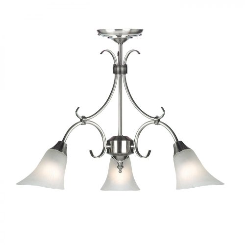 Endon Lighting Hardwick silver pendant