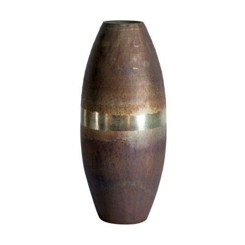 Endon Nouvelle Vase Pale Gold 160x160x385mm - ED-5059413408830