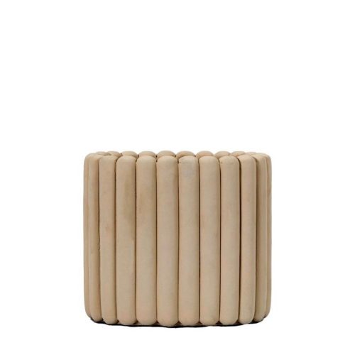 Endon Costello Planter Oblong Taupe 235x145x210mm - ED-5059413869440