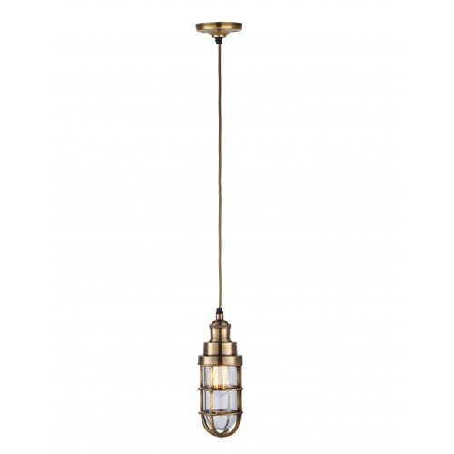Endon Lighting Elcot copper pendant
