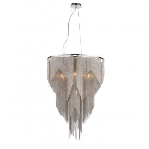 Endon Lighting Loire silver pendant