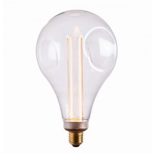 Fényforrások - ENDON XL E27 LED Dimple Globe 1lt Accessory Clear glass 2.5W LED E27 Warm White - ED-77113
