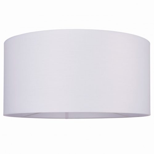 ENDON Cylinder 1lt Shade Vintage white fabric 60W E27 or B22 GLS - ED-77515