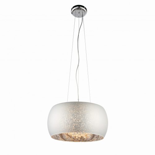 ENDON Eclipse 5lt Pendant Chrome plate glass & clear glass 5 x 3W LED G9 - ED-78697