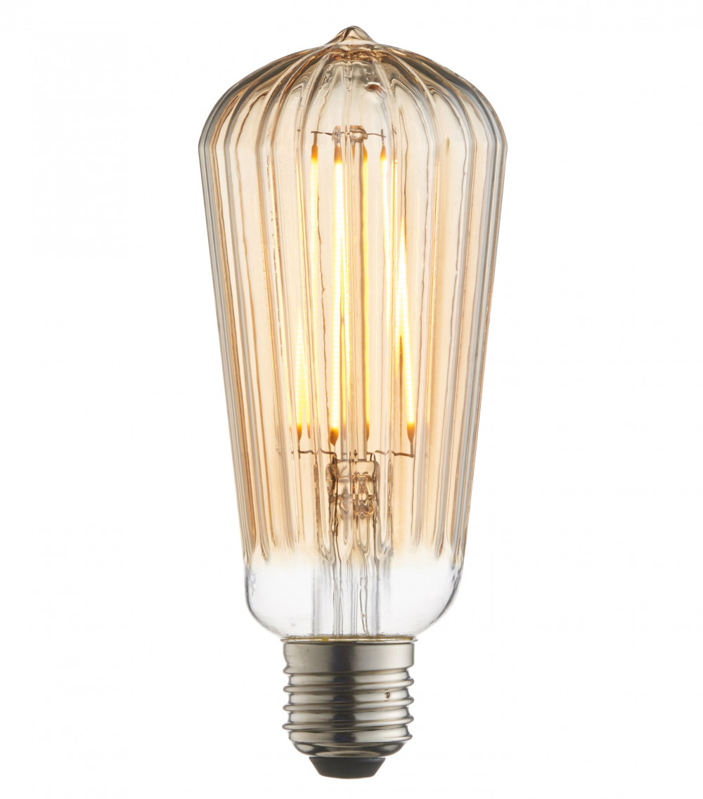 Fényforrások - Endon Ribb Pear E27 LED filament 4w amber - ED-80181 Fényforrások - Endon Ribb Pear E27 LED filament 4w amber - ED-80181