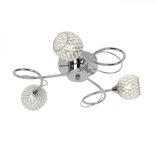 Endon Lighting Aherne chrome ceiling lamp