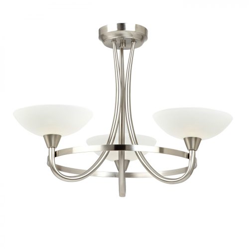 Endon Lighting Cagney white chandelier