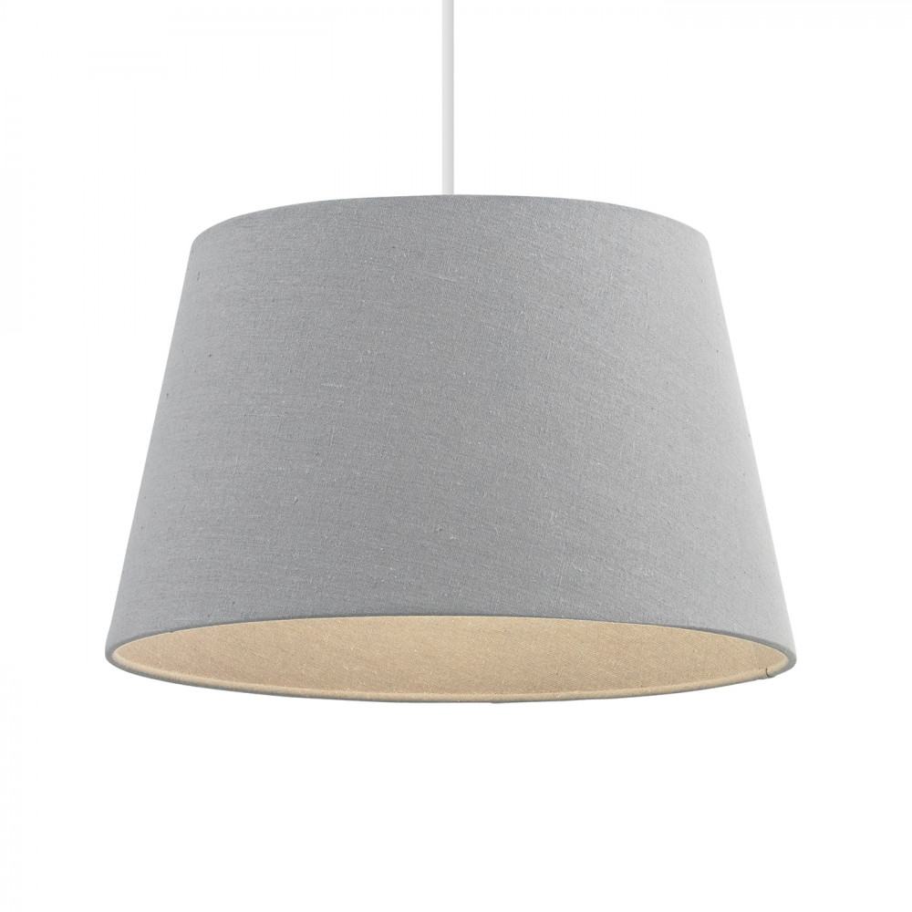 Kiegészítők - ENDON Cici 1lt Shade Grey linen mix fabric 60W E27 or B22 GLS - ED-CICI-10GRY Kiegészítők - ENDON Cici 1lt Shade Grey linen mix fabric 60W E27 or B22 GLS - ED-CICI-10GRY