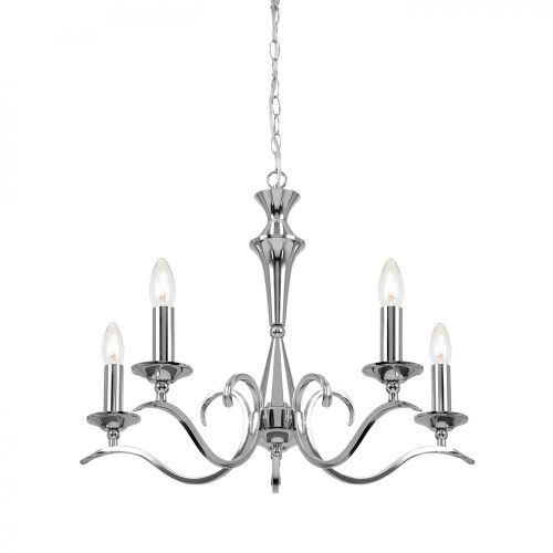 Endon Lighting Kora chrome pendant
