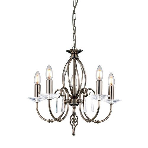 Elstead AEGEAN chrome chandelier