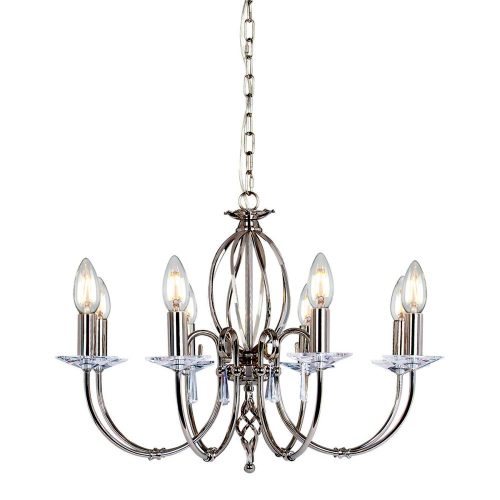 Elstead AEGEAN chrome chandelier