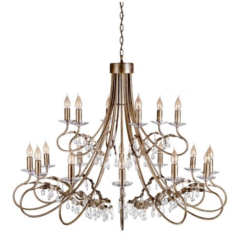 Elstead CHRISTINA chrome chandelier