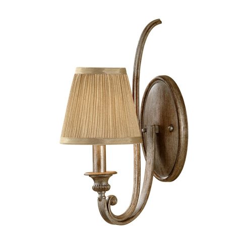 Elstead ABBEY silver wall lamp