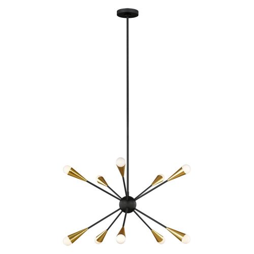Elstead Jax black pendant