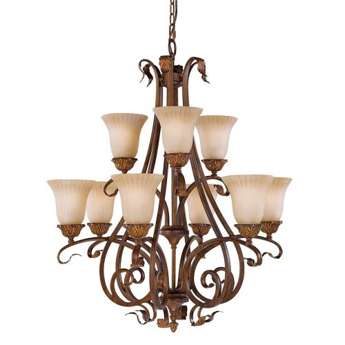 Elstead SONOMA VALLEY bronze chandelier