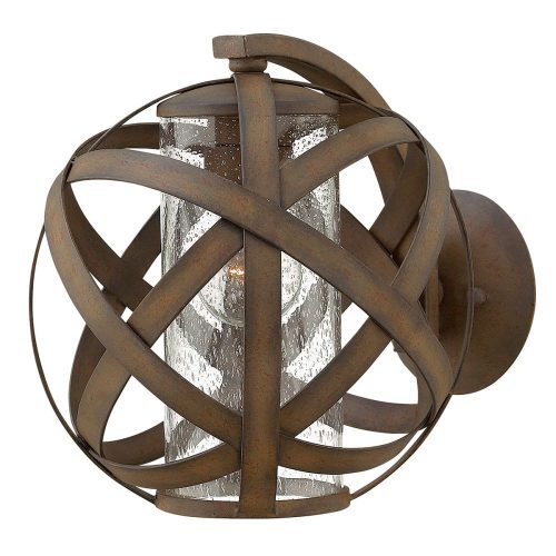 Elstead Carson brown outdoor wall lamp