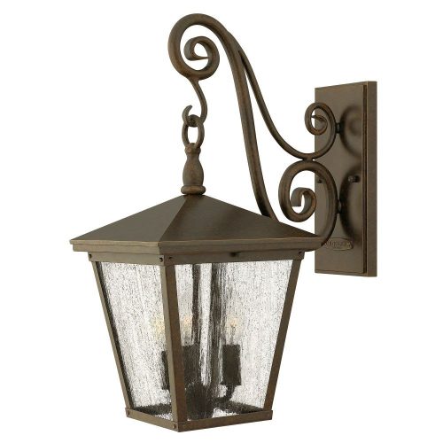 Elstead TRELLIS bronze outdoor wall lamp