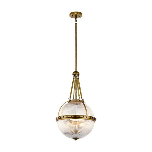 Elstead Aster copper pendant
