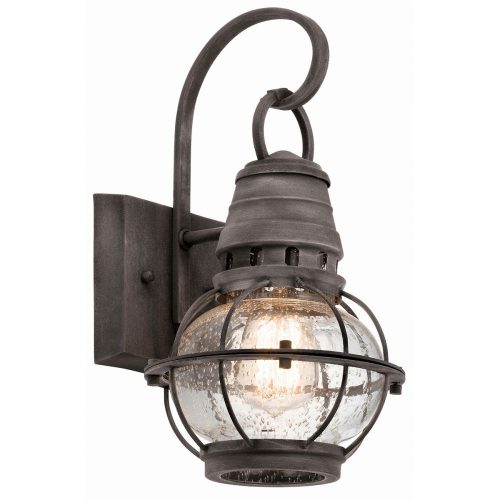 Elstead Bridge Point gray outdoor wall lamp