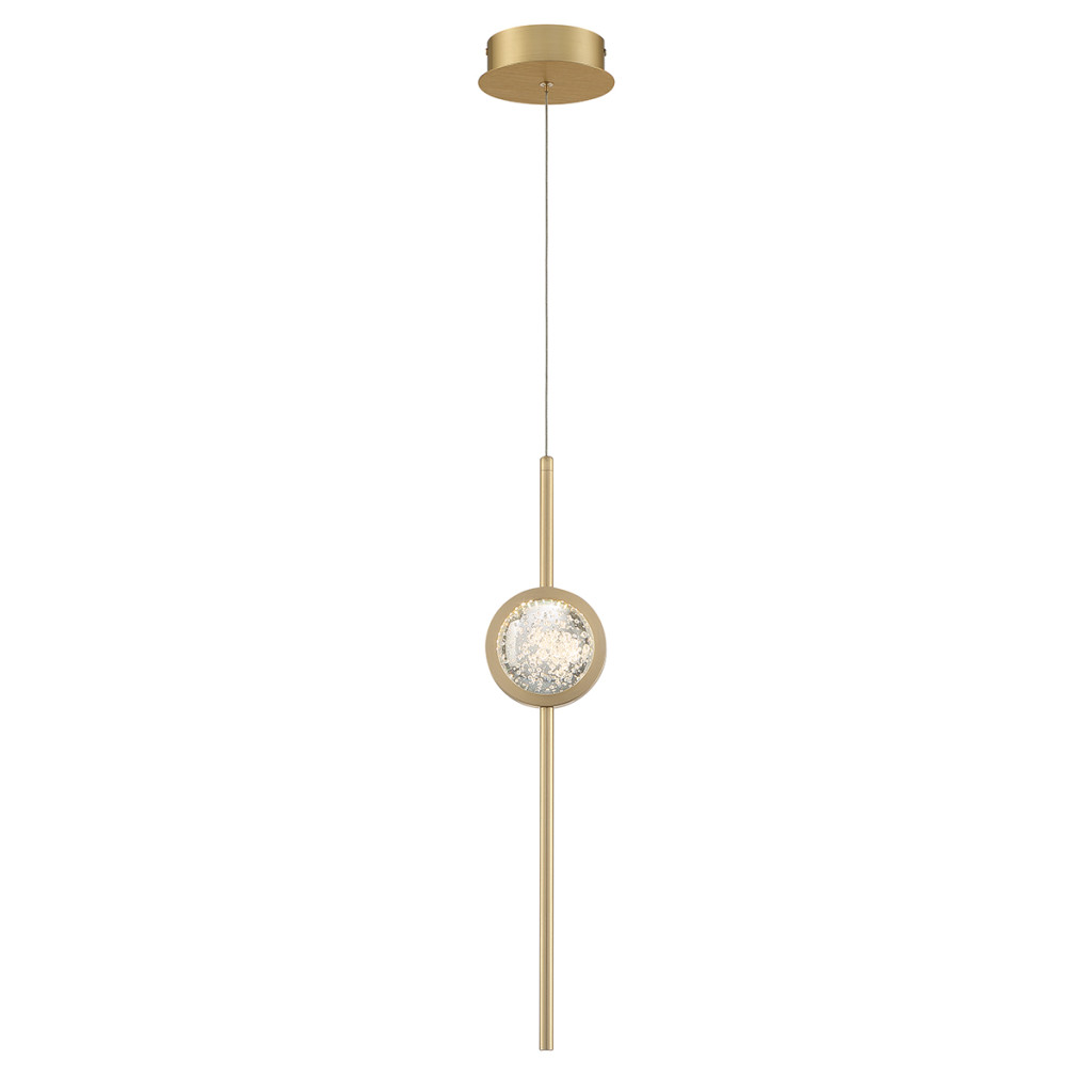 Függeszték - ELSTEAD Eurofase pendant light, height 598mm, height-adjustable, LED 6W dimmable, 340lm - ELS-QN-BARLETTA-1P-BG Függeszték - ELSTEAD Eurofase pendant light, height 598mm, height-adjustable, LED 6W dimmable, 340lm - ELS-QN-BARLETTA-1P-BG
