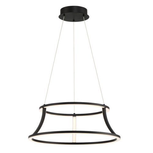 ELSTEAD Eurofase pendant light, diameter 510mm, LED 54W dimmable, 1490lm - ELS-QN-CADOUX-P-BK
