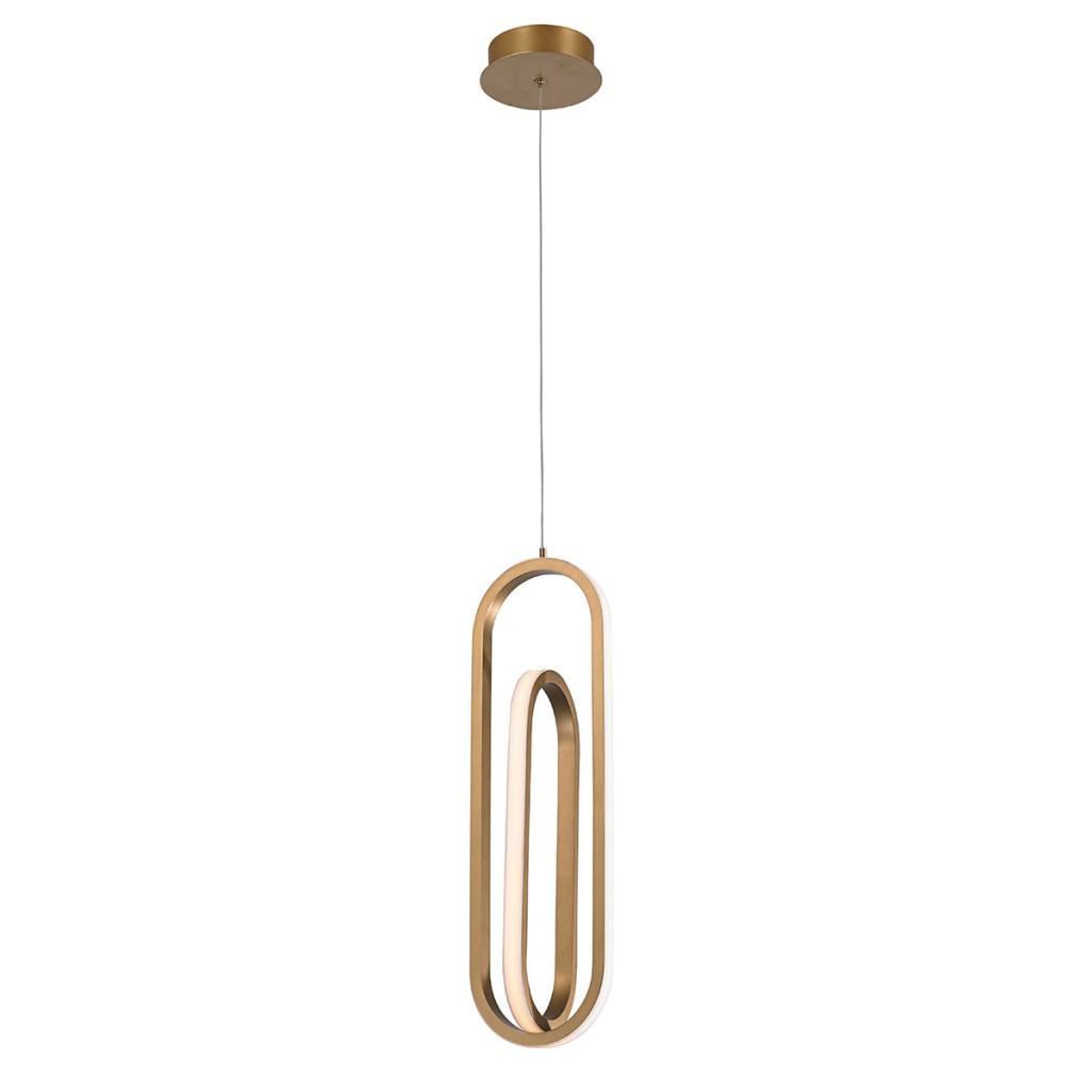 Függeszték - ELSTEAD Eurofase pendant light, height 551mm, LED 28W dimmable, 1000lm - ELS-QN-DEMARK-1P-BG Függeszték - ELSTEAD Eurofase pendant light, height 551mm, LED 28W dimmable, 1000lm - ELS-QN-DEMARK-1P-BG