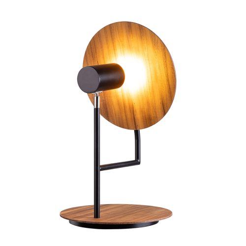 ELSTEAD Accord table lamp, height 460mm, diameter 260mm, 1x GU10 - ELS-QN-DOT-TL-TEAK