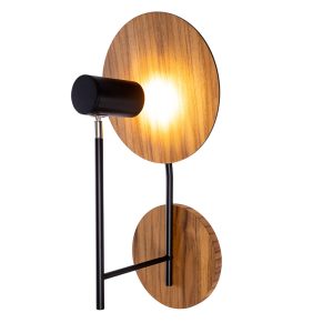 Fali lámpa - ELSTEAD Accord wall light, height 500mm, diameter 250mm, 1x GU10 - ELS-QN-DOT-WB1-TEAK