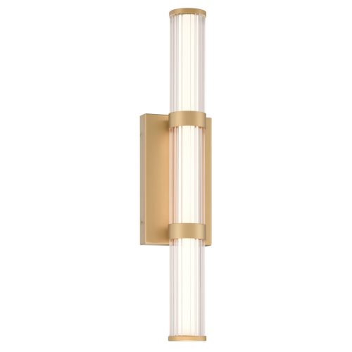 ELSTEAD Eurofase bathroom/outdoor wall light, IP44, height 540mm, LED 21W dimmable, 1477lm - ELS-QN-FAYTON-M-BG