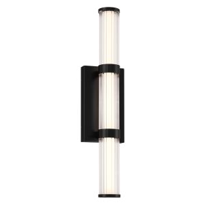 Kültéri fali lámpa - ELSTEAD Eurofase bathroom/outdoor wall light, IP44, height 540mm, LED 21W dimmable, 1477lm - ELS-QN-FAYTON-M-BK