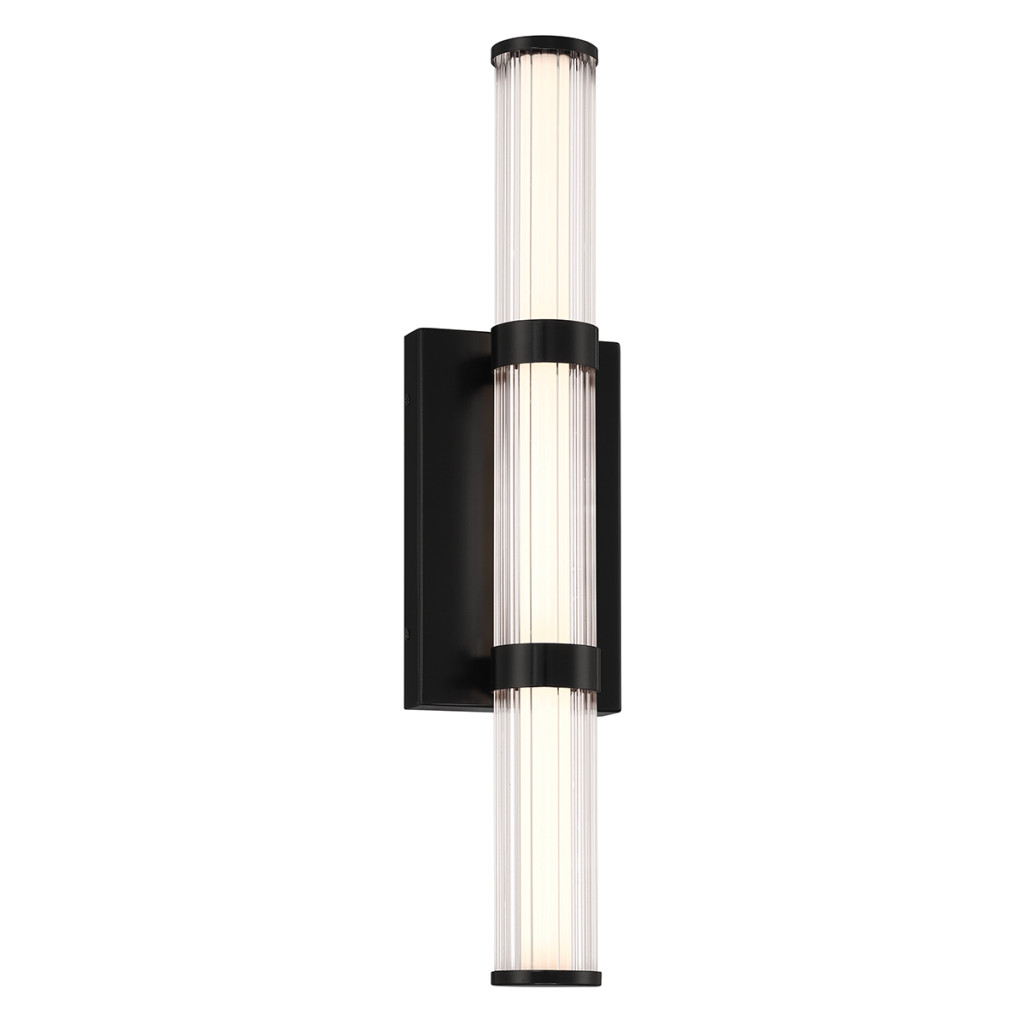 Kültéri fali lámpa - ELSTEAD Eurofase bathroom/outdoor wall light, IP44, height 540mm, LED 21W dimmable, 1477lm - ELS-QN-FAYTON-M-BK Kültéri fali lámpa - ELSTEAD Eurofase bathroom/outdoor wall light, IP44, height 540mm, LED 21W dimmable, 1477lm - ELS-QN-FAYTON-M-BK