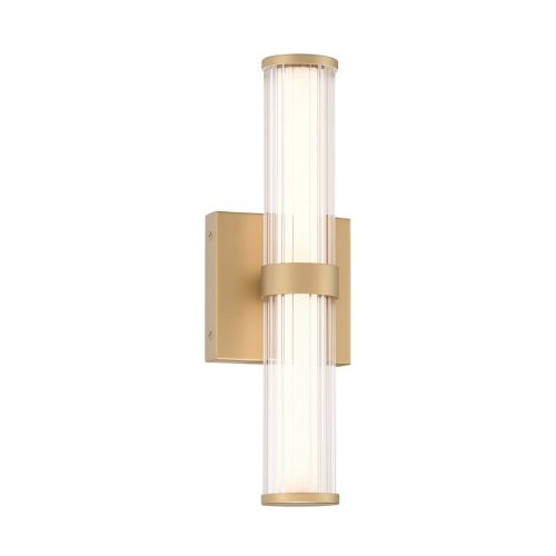 ELSTEAD Eurofase bathroom/outdoor wall light, IP44, height 355mm, LED 14W dimmable, 985lm - ELS-QN-FAYTON-S-BG