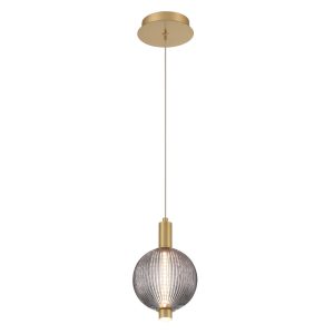 Függeszték - ELSTEAD Eurofase Mini pendant light, height 250mm, 12W LED dimmable, 791lm - ELS-QN-PALMAS-1MP-BG