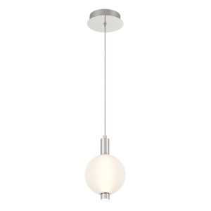 Függeszték - ELSTEAD Eurofase Mini pendant light, height 250mm, 12W LED dimmable, 791lm - ELS-QN-PALMAS-1MP-PN