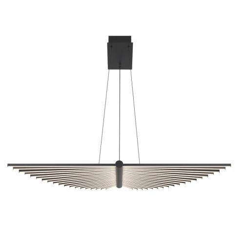 ELSTEAD Eurofase pendant light, width 1.050mm, LED dimmable 57W, 1192lm - ELS-QN-SERAPH-LP-L-BLK