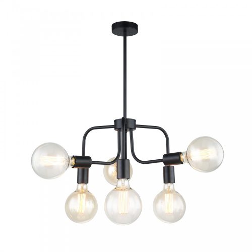 Italux Kristy black chandelier