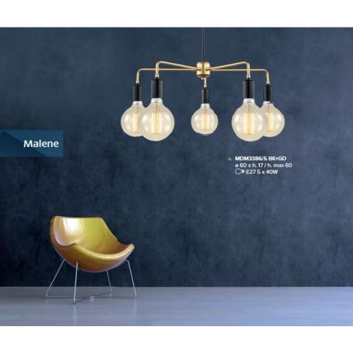 Italux Malene - IT-MDM3386/5 BK+GD