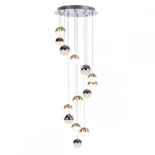 Italux Mocado chrome pendant