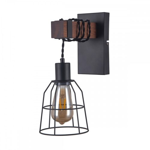 Italux Reda black wall lamp