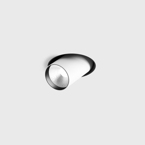 Ceiling recessed luminaire TUB M OUT TRIMLESS, D52mm, H60mm, CREE LED 12W, 1210Lm, 3000K, 50fok, CRI>90, 300mA, IP20, white color