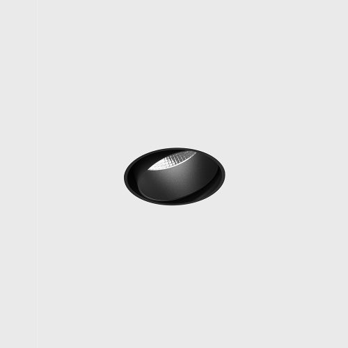 Ceiling recessed luminaire rotating TUB M R, D60mm, H65mm, CREE LED 11W, 1210Lm, 3000K, 50fok, CRI>90, 300mA, IP20, black color