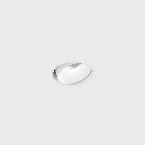 Ceiling recessed luminaire rotating TUB M R, D60mm, H65mm, CREE LED 11W, 1210Lm, 3000K, 50fok, CRI>90, 300mA, IP20, white color