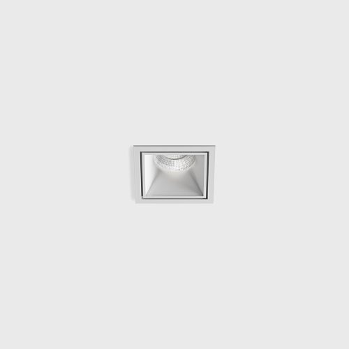Ceiling recessed luminaire CELL, L90mm, W90mm, H82mm, BRIDGELUX LED LED 9W, 924Lm, 3000K, 45fok, CRI>90, 250mA, IP20, white color