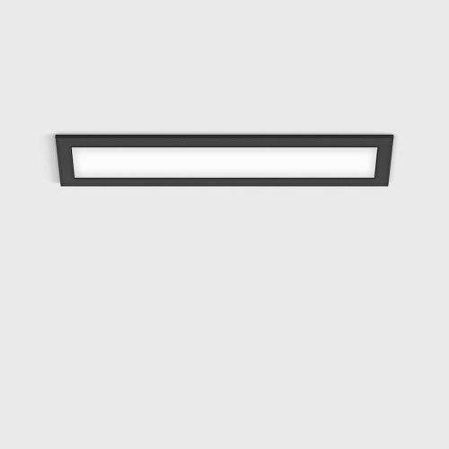 Ceiling recessed luminaire VARIO LINEA 218, L218mm, W38mm, H45mm, LED 6.3W, 754Lm, 3000K, 110fok, CRI>90, 350mA, IP20, opal, black color
