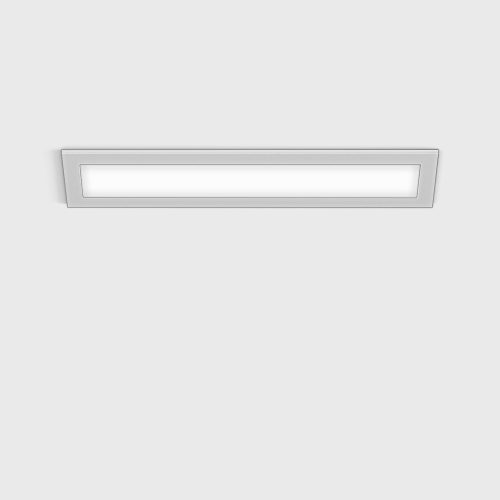 Ceiling recessed luminaire VARIO LINEA 218, L218mm, W38mm, H45mm, LED 6.3W, 754Lm, 3000K, 110fok, CRI>90, 350mA, IP20, opal, white color