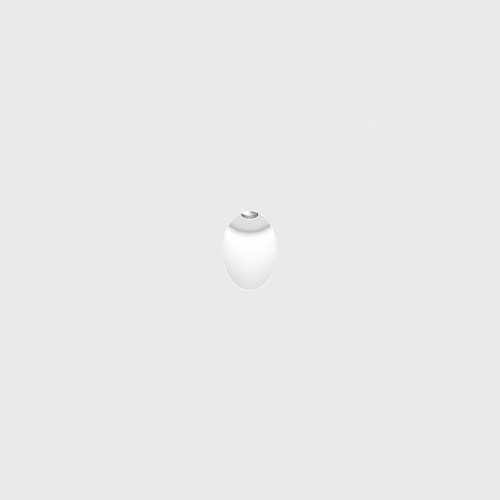 Wall recessed luminaire IN WALL O, L34mm, H48mm, SP56mm, CREE 3.3W LED, 364Lm, 36fok, 3000K, CRI>90, 350mA, IP20, white color